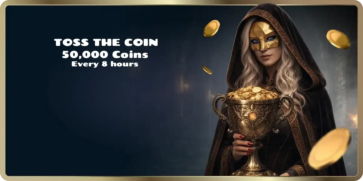 Bolizyn Casino banner toss the coin